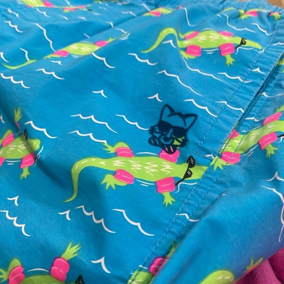 Party Pants Men’s Neon Lazy River Swim Trunks Board Shorts size small - Picture 8 of 14